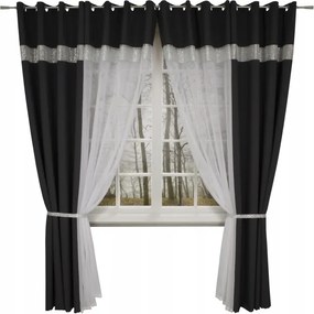 Strassz Szett Függöny Fátyol