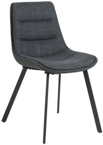 MAZZONI EXPORT IDA Antracitszürke (Basel 19 szövet) - MODERN KÁRPITOZOTT SZÉK LOFT NAPPALIBA/ÉTKEZŐBE