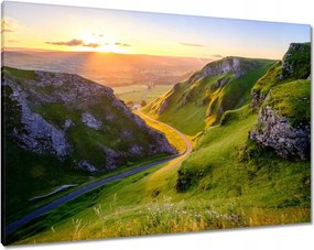 Vászonkép 100x70 Gyönyörű kilátás a hegyekre