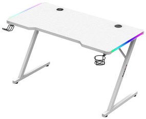 Zondo PC asztal Hyperion 2.5 (fehér + többszínű) (LED világítással). 1087504