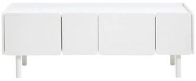 Fehér TV-állvány 160x55x45 cm Bera – Unique Furniture