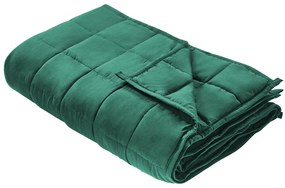 Smaragdzöld súlyozott takaró 100 x 150 cm 4 kg NEREID Beliani