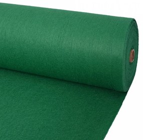 Zöld sima felületű kiállítási szőnyeg 1,2 x 12 m