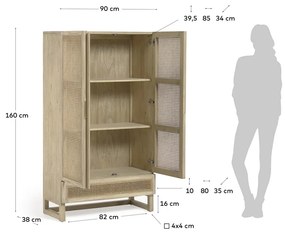 Rexit mindifa komód, szélesség 90 cm - Kave Home