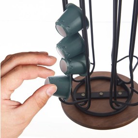 Fekete kávékapszula tartó Radka – Orion