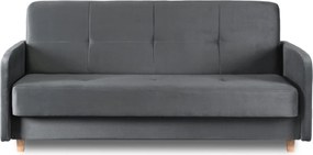 Zestaw 2x Sofa Rozkładana CUBA Szara
