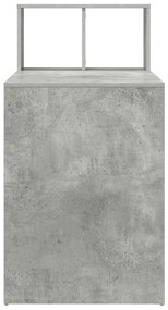 Íróasztal Beton szürke Mérnöki fa betonfelülettel Közepes