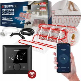 Csempeszőnyeg Padlófűtés Szett 7 m2 150W/m2 +TFH5 Wifi