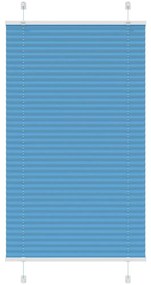 pliszírozott redőny kék 80x150 cm szövetszélesség 79,4 cm