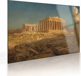 Üveg kép - Frederic Edwin Church, The Parthenon, reprodukciók (70x50 cm)