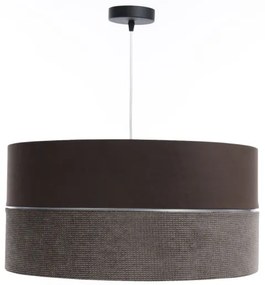 Csillár zsinóron TWIST 1xE27/60W/230V barna/ezüst