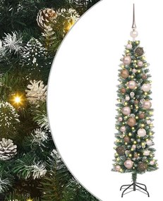 Mű Karcsú Karácsonyi Fa Zöld 120 cm PVC és műanyag