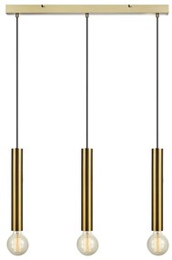 Markslöjd 108261 - Csillár zsinóron SENCILLO 3xE27/40W/230V arany