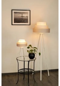 Brilagi - Állólámpa ALASKA LUNETA 1xE27/15W/230V szürke/krémes