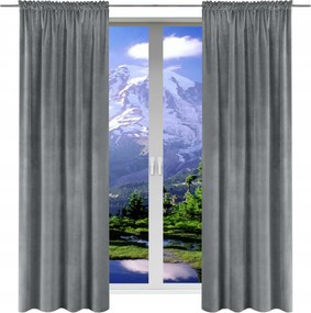 Kész velúr függöny 140x220 szalagos nappali függöny erkély Szett