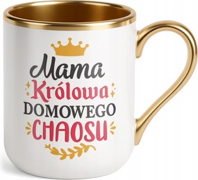 Prémium Bögre Arany Anyák napja Anyák Napja Ajándék Házi Káosz Királynője