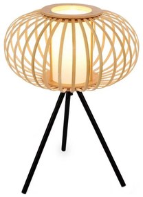 Briloner 7759011 - Asztali lámpa 1xE27/10W/230V bambusz