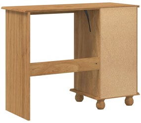 ASKIM&#039; íróasztal fiókokkal 95x40x75 cm Tömör fa fenyő