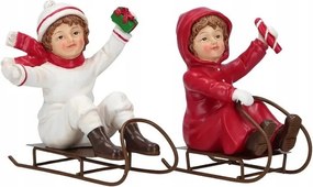 Tim Stor karácsonyfadísz gyerekeknek szánkón 1 db.