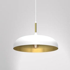 Csillár zsinóron LINCOLN 1xE27/60W/230V á. 45 cm fehér