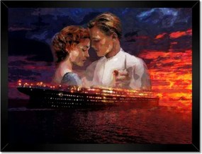 Poszterek keretben 40x30 Titanic naplemente