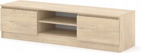 Rtv szekrény Maja 150 cm tölgy cremona Tv asztal