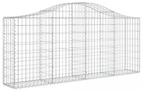13 db íves horganyzott vas gabion kosár 200x30x80/100 cm