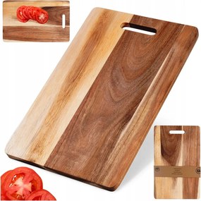 Akác fa konyhai vágódeszka tálaláshoz 36x23 cm