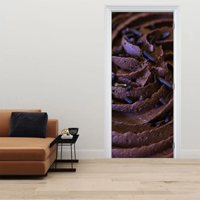 Fotótapéta ajtóra - Csokoládé cupcake (95x205cm)