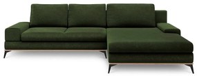 Planet üvegzöld kinyitható sarokkanapé, jobb oldali - Windsor & Co Sofas