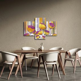 Kép - Virágok illusztrációja (90x60 cm)