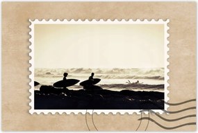 Poszterek 90x60 Szörfözés naplemente