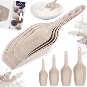 4X Konyhai Lapát Konyhai Ömlesztett Termékek Felszedéséhez Műanyag Lapát