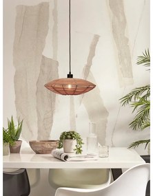 Natúr színű függőlámpa rattan búrával ø 40 cm Tanami – Good&amp;Mojo