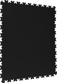 Pvc garázscsempék, fekete, sima bőr mintázatú, moduláris padló műhelybe