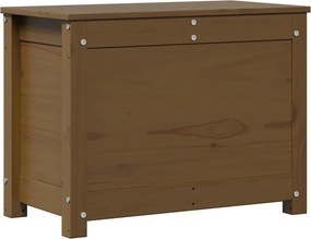 vidaXL mézbarna tömör fenyőfa tárolóláda 60 x 32 x 45,5 cm
