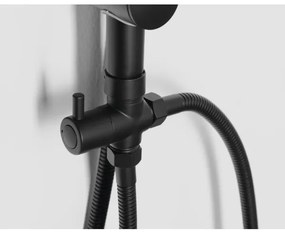 Aqualine - Zuhany készlet KERA matt fekete