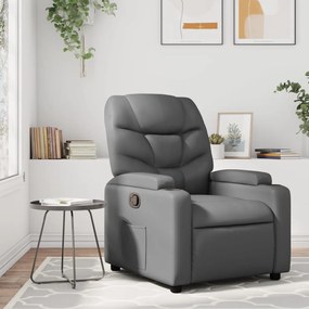 szürke műbőr relaxfotel