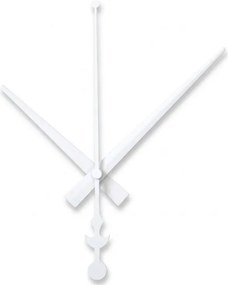 Fehér alumínium óramutatók - horgony mintázat 16 / 12 cm