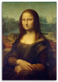 Gario Vászonkép Mona lisa - Leonardo da Vinci, reprodukció Méret: 60 x 90 cm, Kivitelezés: Vászonkép