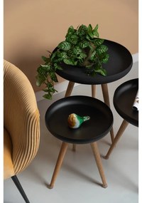 Fém kerek tárolóasztal szett 3 db-os Tripod – Leitmotiv