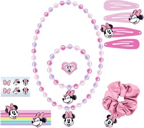 Disney Minnie Pink hajkiegészítő és ékszer szett 15 db-os