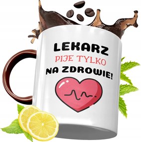 Bordó Bögre Doktornak Születésnapra Ajándék fényképes nyomattal