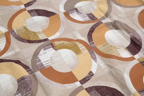 Mikroszálas ágyneműhuzat CIRELLO barna-szürke Ágyneműhuzat mérete: 70 x 90 cm | 140 x 200 cm