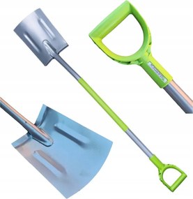 Egyenes Ásó Fém Nyéllel, Strapabíró