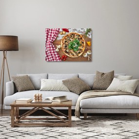 Pizza képe (üvegen) (70x50 cm)