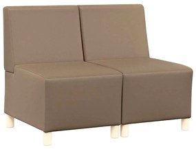 Karfa Nélküli Modularis Kanapé Egység 2 pcs Cappuccino