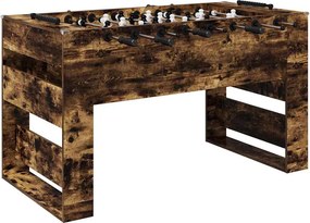 vidaXL Foci Asztal Füstölt Tölgy 146,5 x 74 x 85 cm Faanyag