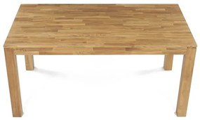 Tömör Tölgy Étkezőasztal 160×90 cm. DS-H160 DUB