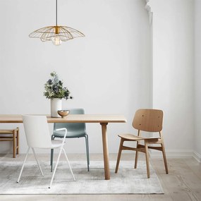 Tel 6502 arany fém függőlámpa, Ø50 cm